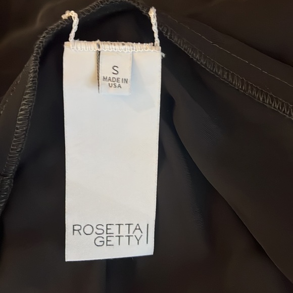 NWT Rosetta Getty Black Backless Dress Sz Small - Picture 13 of 14